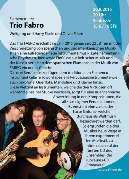 Flamenco Jazz 
Trio Fabro